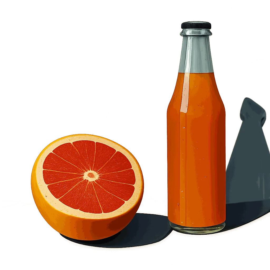 Grapefruit soda